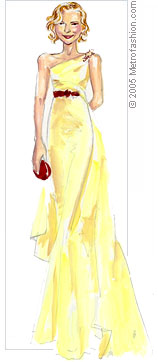Jennifer Garner in vintage Valentio evening gown