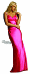 Catalina Low Back Evening Dress <br> Beaded Tie Back 5724